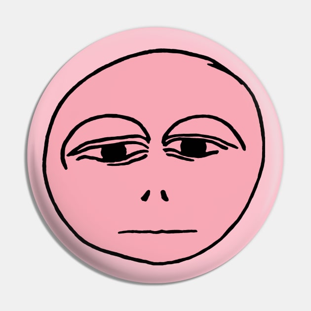 A pink, sad face. Pin by Luggnagg