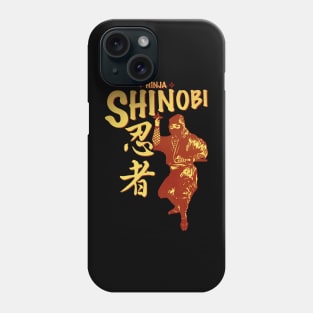 Ninja red Phone Case