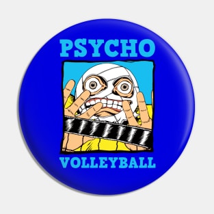 Psycho Volleyball Pin