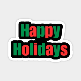 Happy Holidays Magnet