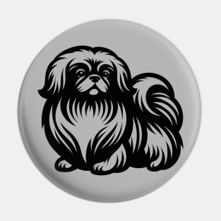 Pekingese Dog Pin