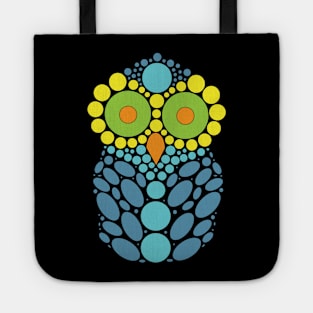 Multicoloured Owl Tote