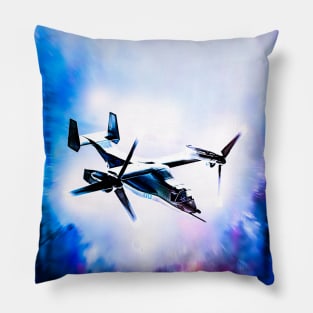 Osprey in flight Pillow