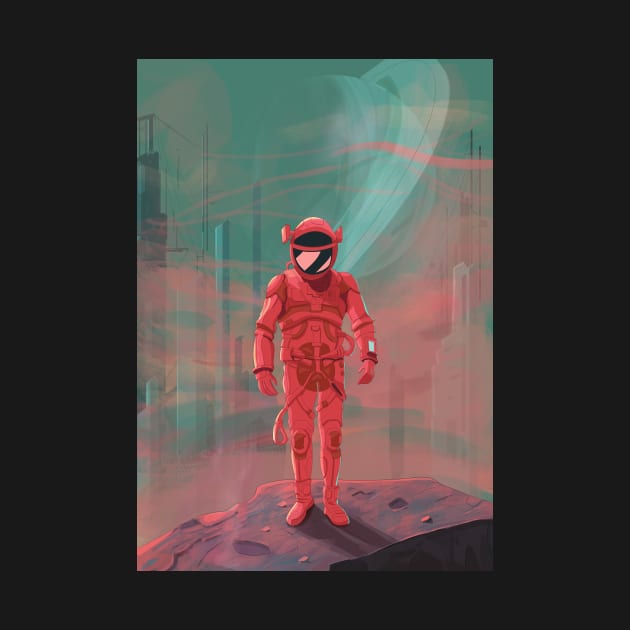 Astronaut Art by draneses