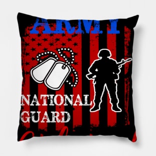 proud army national guard gift girlfriend 4th of july gift Pillow