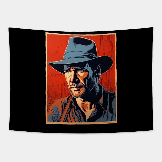 Indiana Jones - PULP Tapestry by Ciokermatt