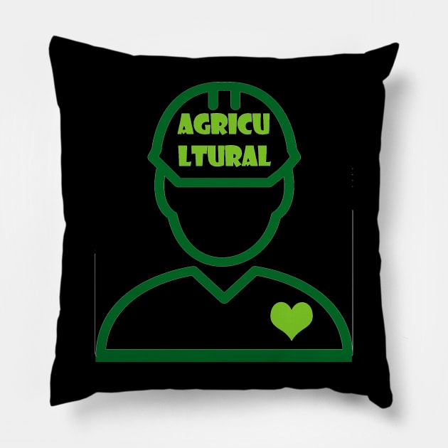 Agricultural engineer Pillow by The designer Majd Akrim