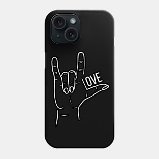 Rock love Phone Case