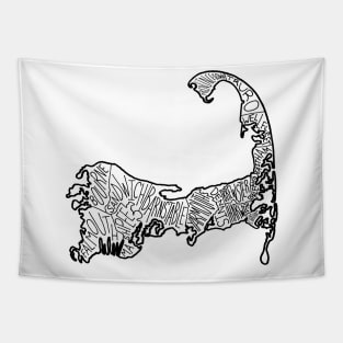 Cape Cod Map Tapestry
