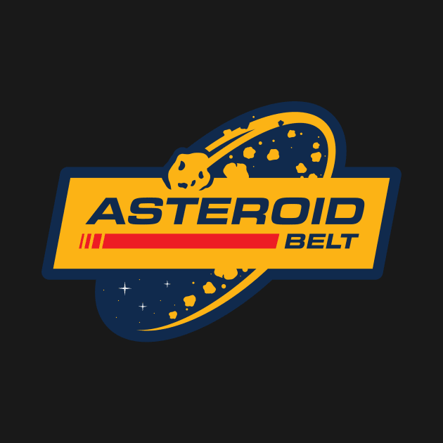 Asteroid Belt T-Shirt / Sticker by Jamieferrato19