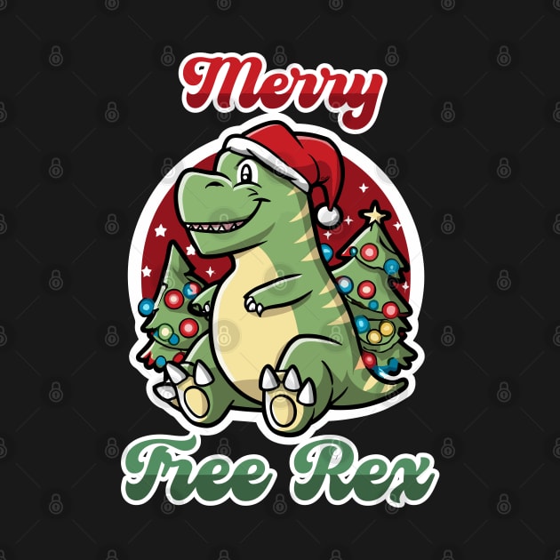 Merry Tree Rex by Tezatoons