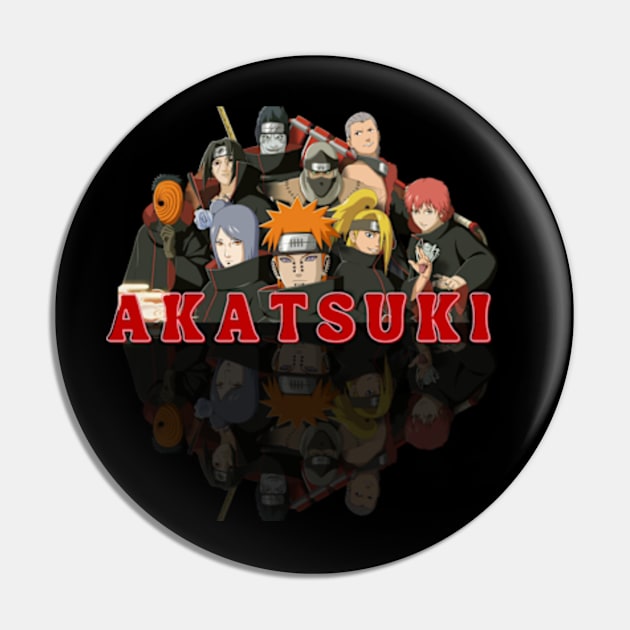 Akatsuki - Naruto Shippuden Pin by picspixydesigns