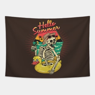 Summer skeleton Tapestry