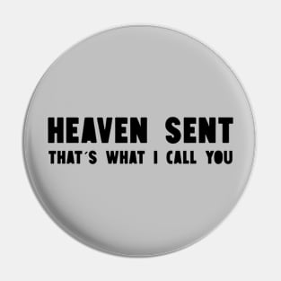 Heaven Sent, black Pin