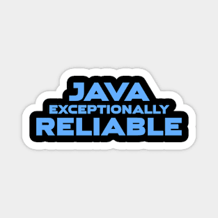 Java Exceptionally Reliable Programming Magnet