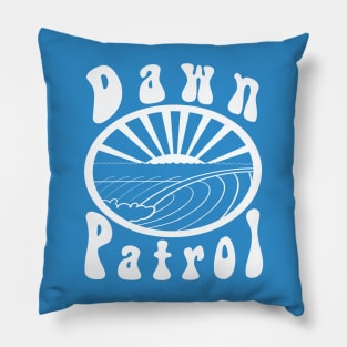 Dawn Patrol Simple White graphx Pillow