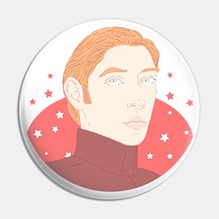 Hux with stars Pin