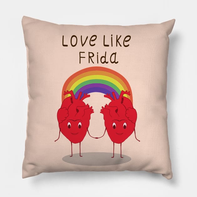 Love like Frida Pillow by sofyvesna