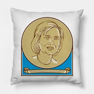 Hillary Clinton 2016 Democrat Candidate Pillow