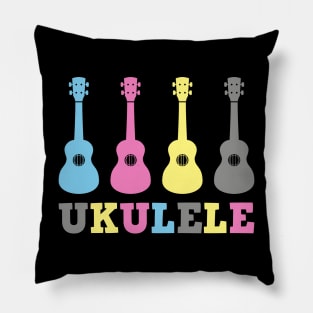 Play Ukulele - Be Happy Pillow