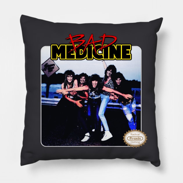 Bad Medicine Pillow by Radical Praxis