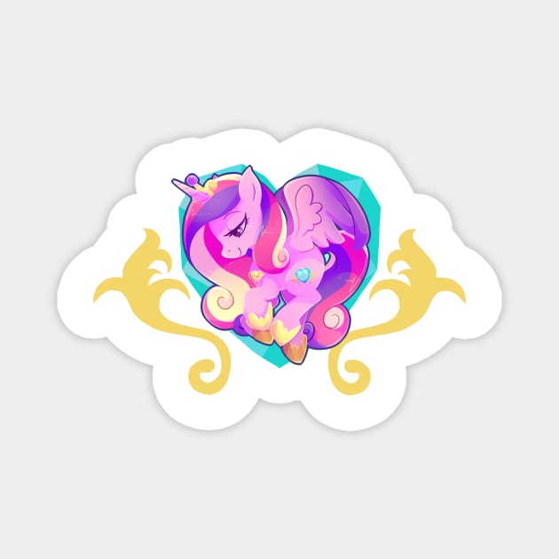 Princess Cadance Magnet by sharmie