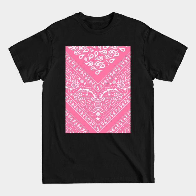 Discover Pink Bandana Pattern - Bandana - T-Shirt