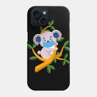 Koala Baby Mask Bear Quarantine Gift Cute Australian Baby Phone Case