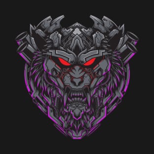 Cyberpunk Mecha Wolf T-Shirt