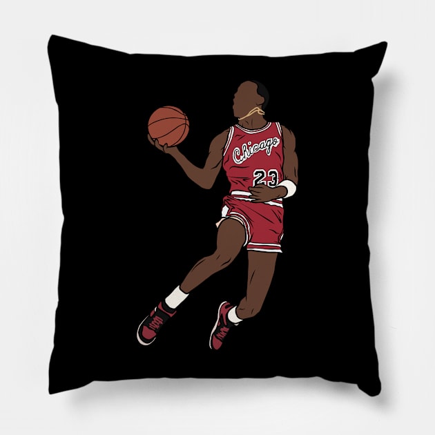 MJ Dunk Contest Pillow by rattraptees