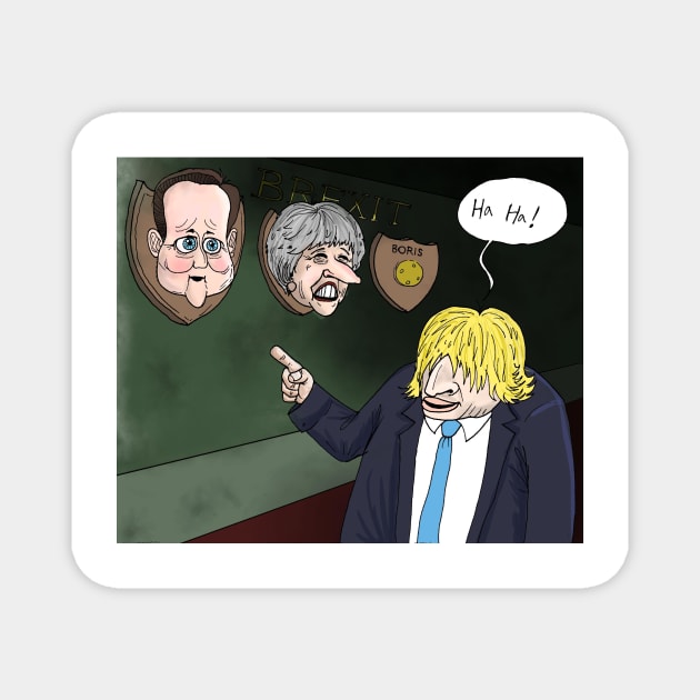 Boris Johnson PM Magnet by Felipe.Makes.Cartoons