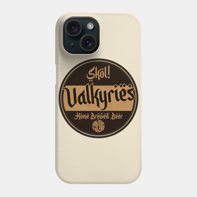 Valkyrie Vintage Beer Phone Case by CTShirts