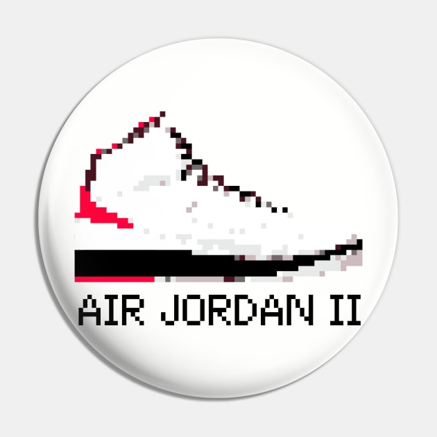 AIR JORDAN II RETRO PIXELATED ART SHOE COLLECTION Pin by Buff Geeks Art