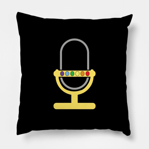 The Infinity Podcast Simple Tee Pillow by EarthsMightiestZeroes