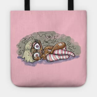 crying girl Tote