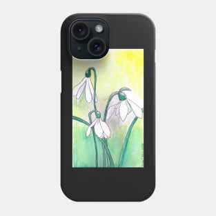 Snowdrop Flower Phone Case