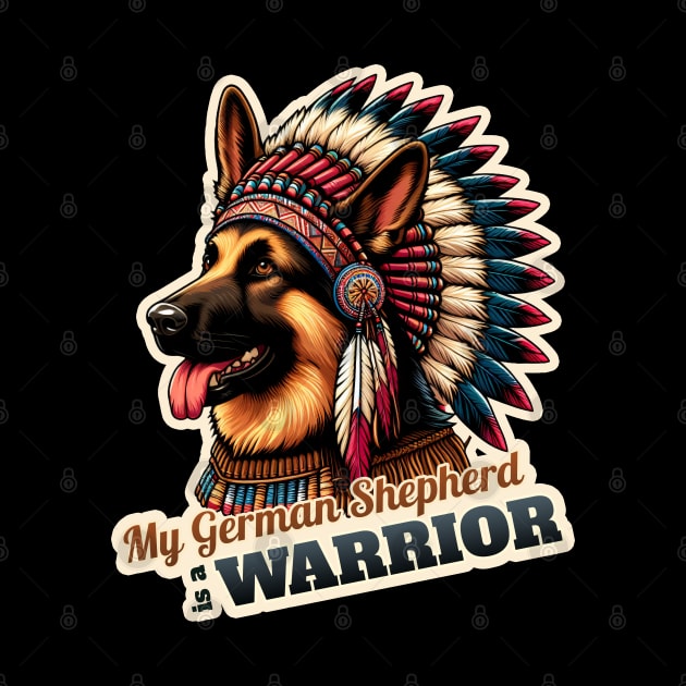 German Shepherd Indian by k9-tee