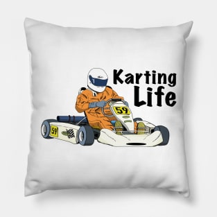 Karting Life, Go Karts Pillow