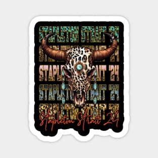 Vote Stapleton & Strait: Chic Tee for Country Music Enthusiasts Magnet