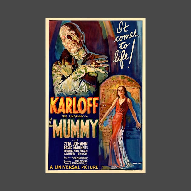 Vintage 1932 Mummy Movie Ad by xposedbydesign