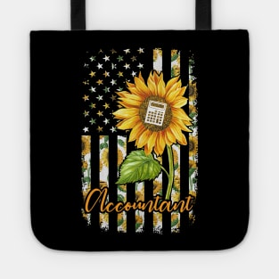 Accountant Flag - Sunflower Tote