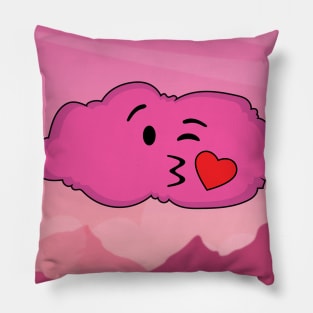 Fantasy Pink Cloud Give Love To Someone Pillow