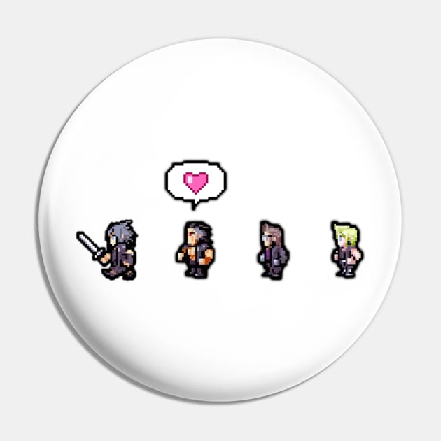 Pixel Gladio Love Pin by LadyTsundere