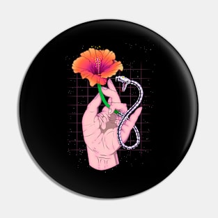 dangerous flower Pin