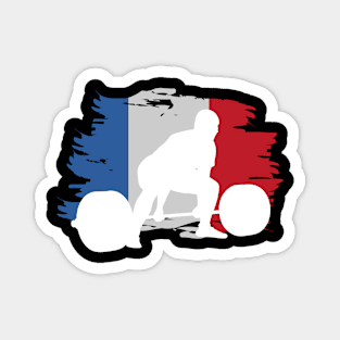 French Flag Deadlift - Powerlifting Magnet