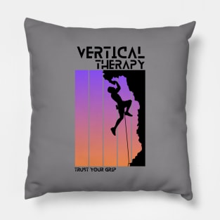 Vertical Therapy - Trust your grip | Climbers | Climbing | Rock climbing | Outdoor sports | Nature lovers | Bouldering Pillow