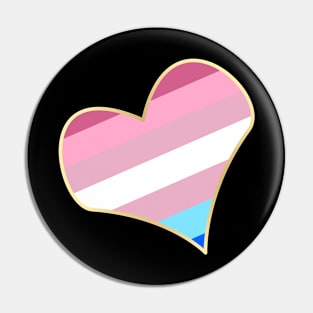 Bigender Heart Pin