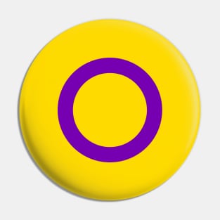 Proud Intersex Pride Flag (Proud LGBT LGBTQ+ Community Pride Flag) Pin