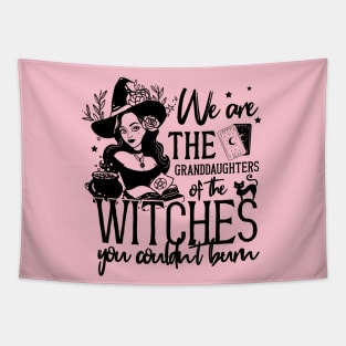 Halloween Feminist Granddaughters of Witches Tapestry