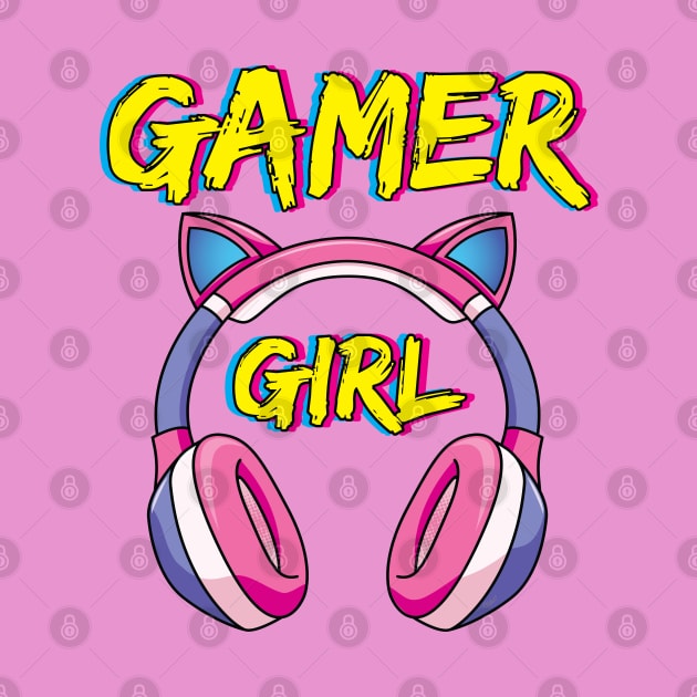 Gamer Girl Gaming Girl by Pennelli Studio